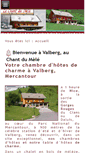 Mobile Screenshot of chambres-hotes-valberg.com